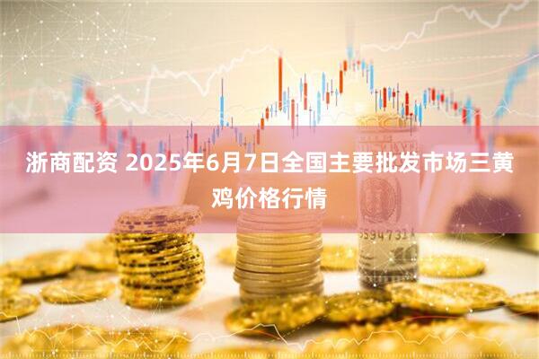 浙商配资 2025年6月7日全国主要批发市场三黄鸡价格行情