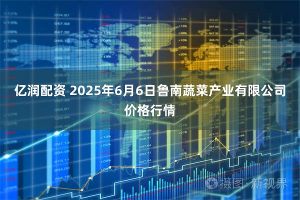 亿润配资 2025年6月6日鲁南蔬菜产业有限公司价格行情